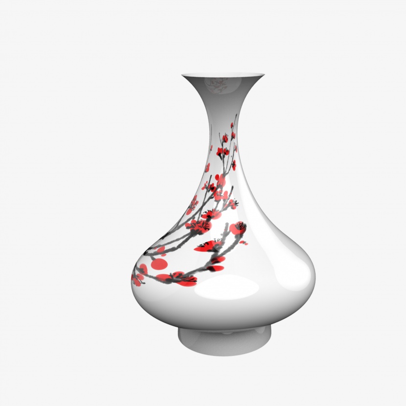 陶瓷花瓶免抠素材图案