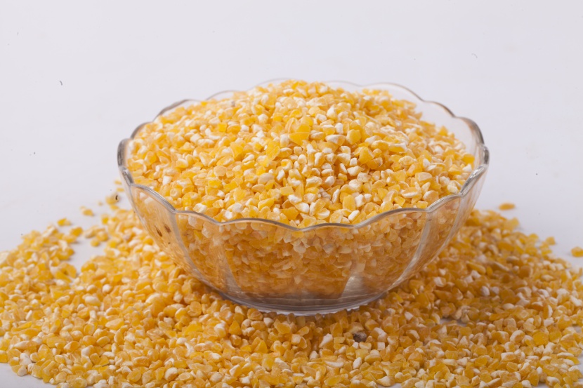玉米糁子实物图摄影图