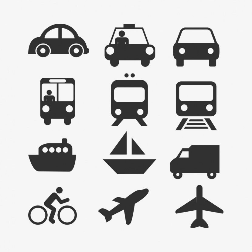app图标网页图标交通工具图标汽车图标轮船图标