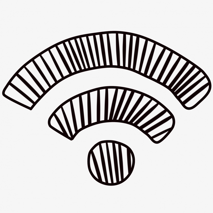 手绘wifi信号图标