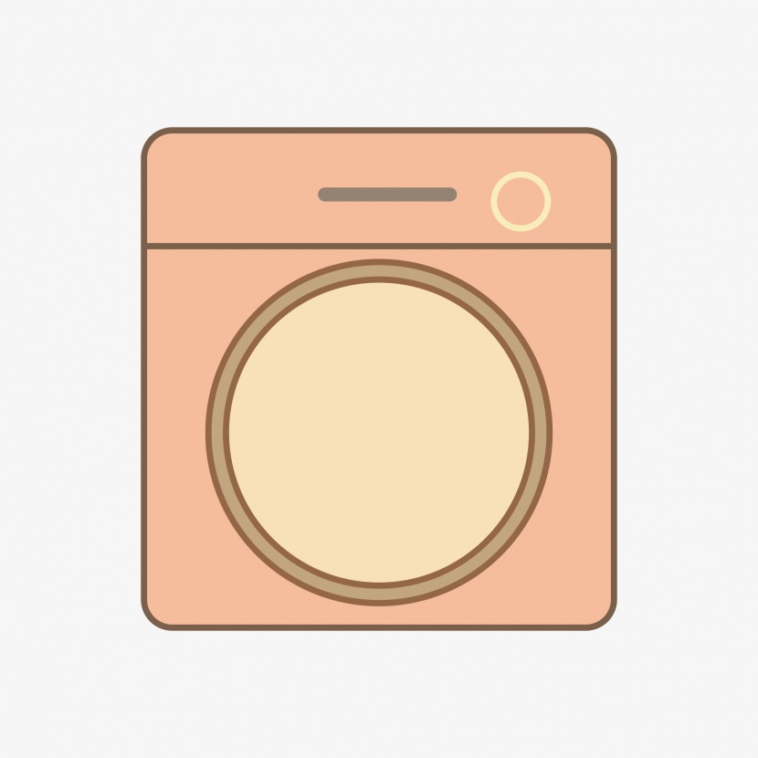 洗衣机扁平图标