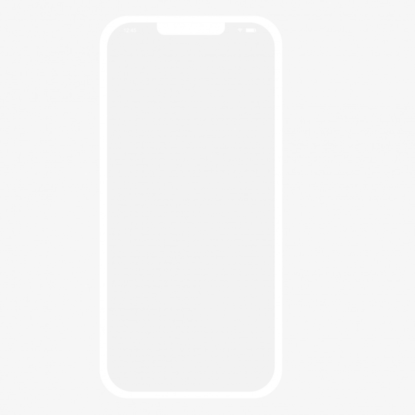 白色智能苹果最新手机模型