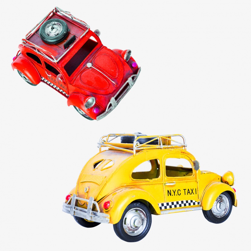 复古汽车装饰摆件玩具模型实物摄影