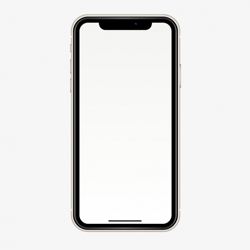 苹果手机iPhone11白色正面
