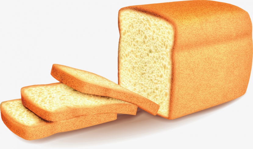 手绘烤面包