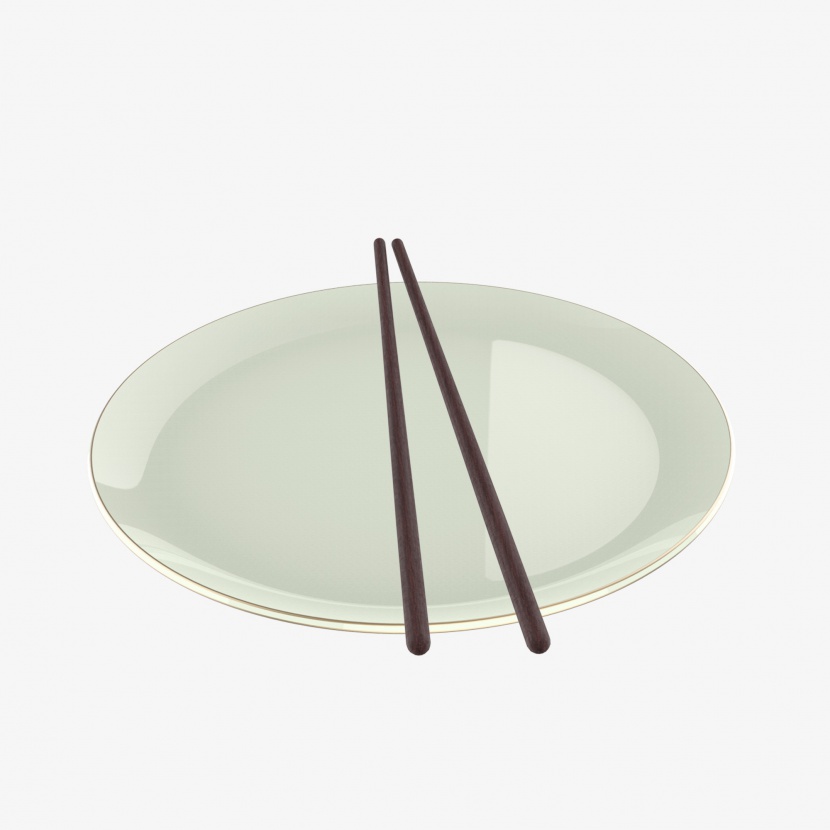 陶瓷盘子筷子餐具组合