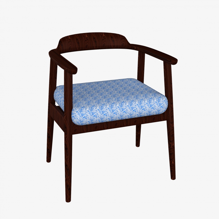 仿真中式木制家具椅子素材