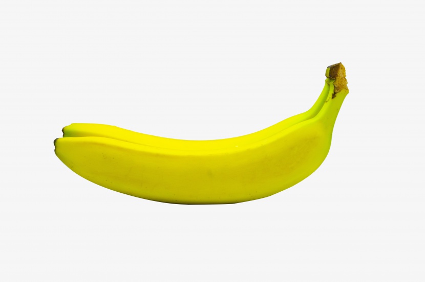 香蕉一根新鲜水果实拍免抠PNG图片