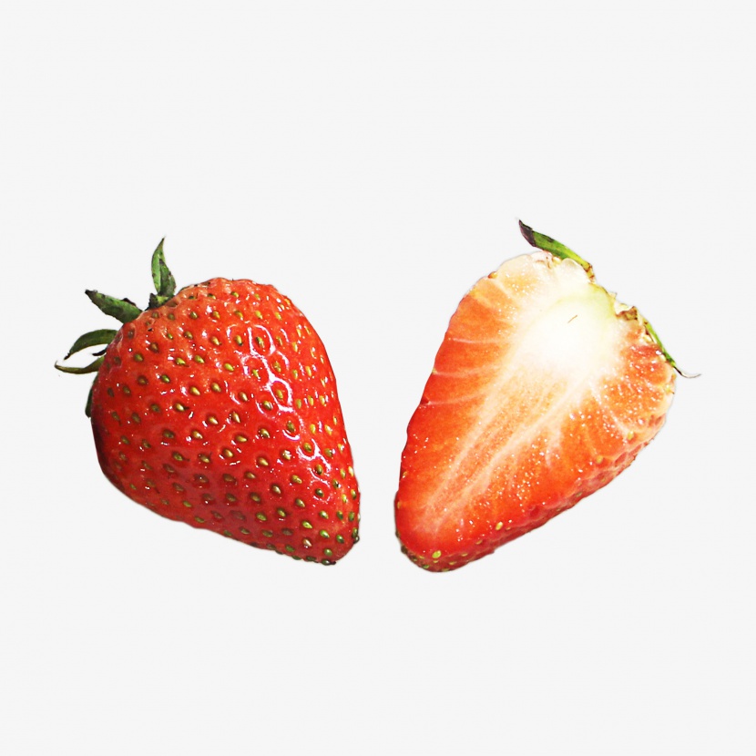 草莓水果实物免抠png素材