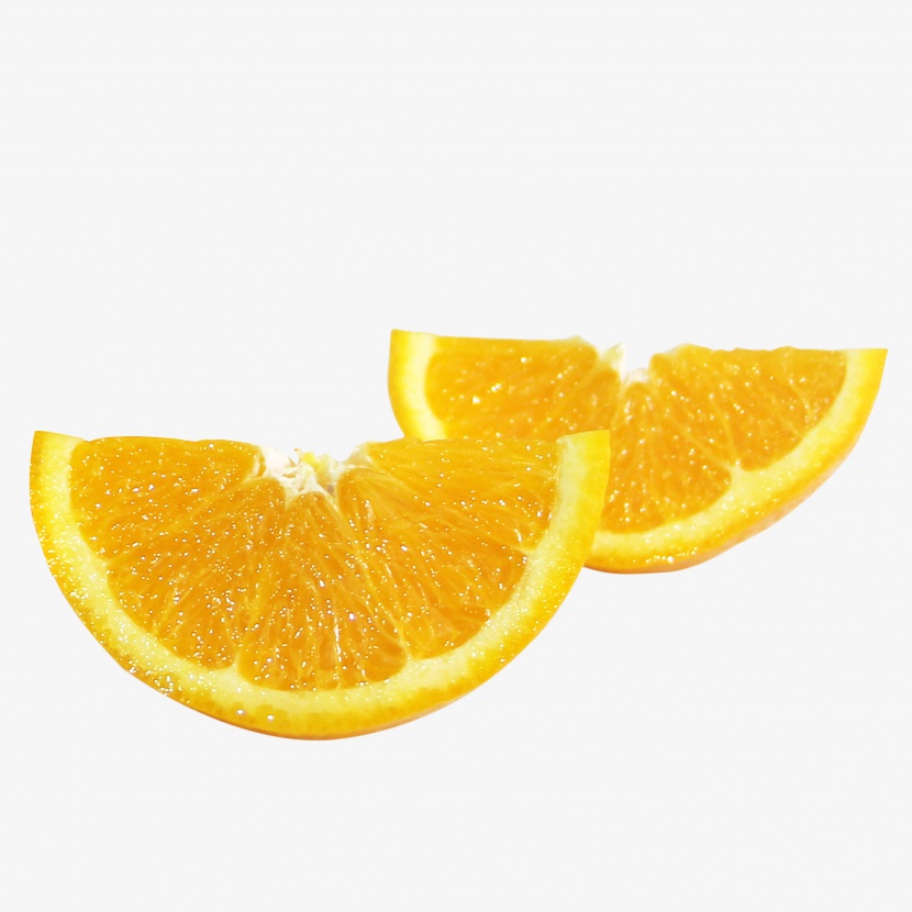 切开的橙子水果实物免抠png素材