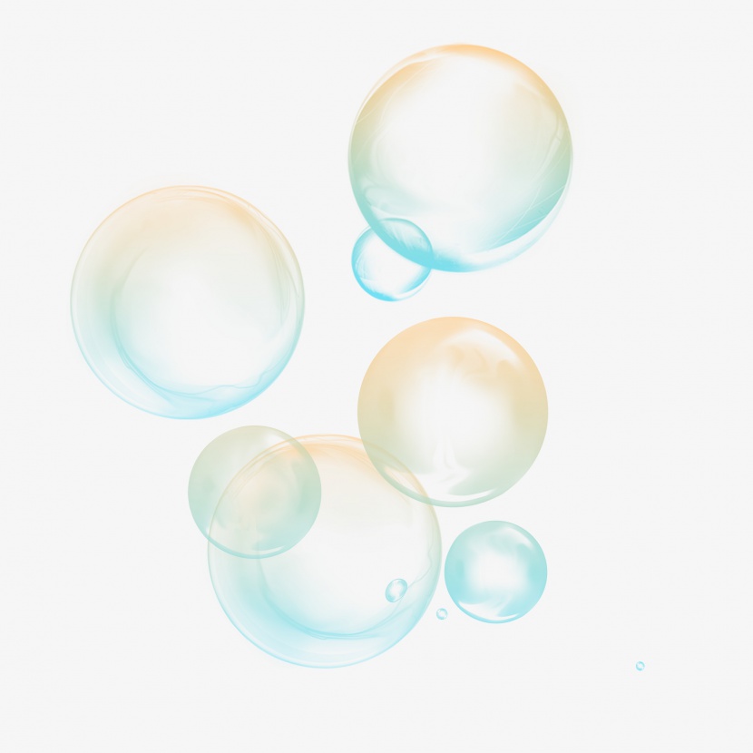 透明气泡肥皂泡泡png