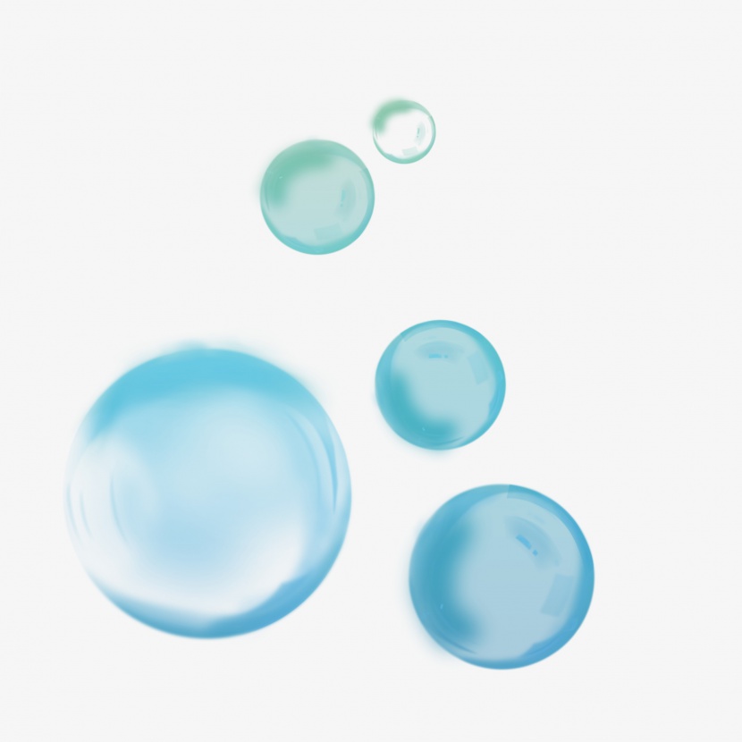 透明气泡肥皂泡泡png