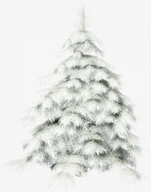 白雪圣诞树