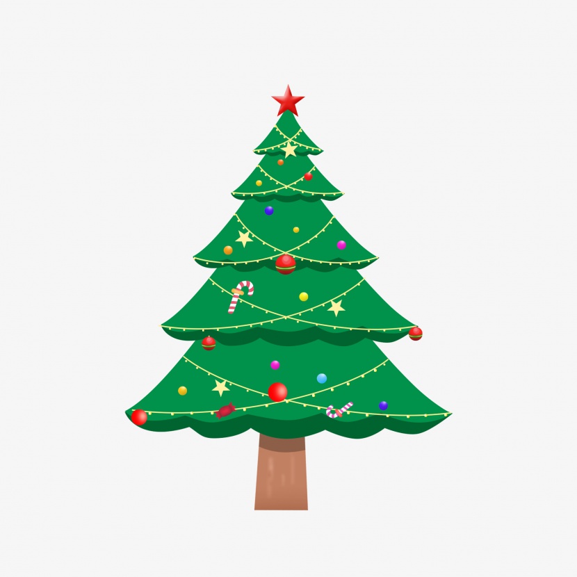 圣诞节圣诞树免抠素材