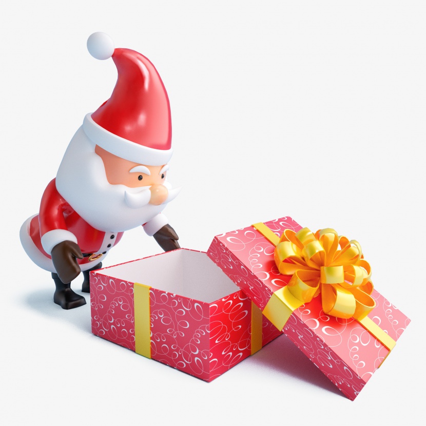 圣诞节狂欢促销活动圣诞老人礼物礼包