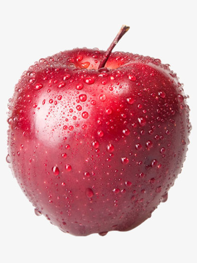 创意摄影红色质感的苹果