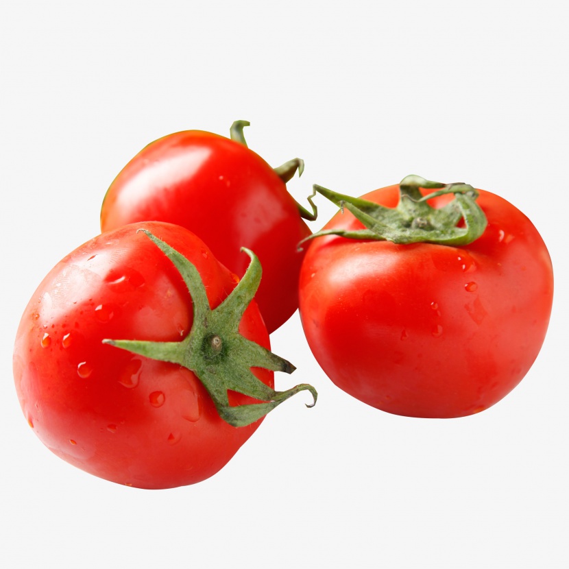春夏诱人的红色西红柿水果