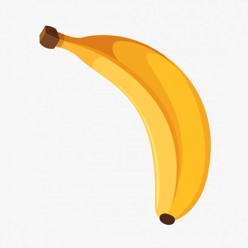 手绘卡通水果香蕉