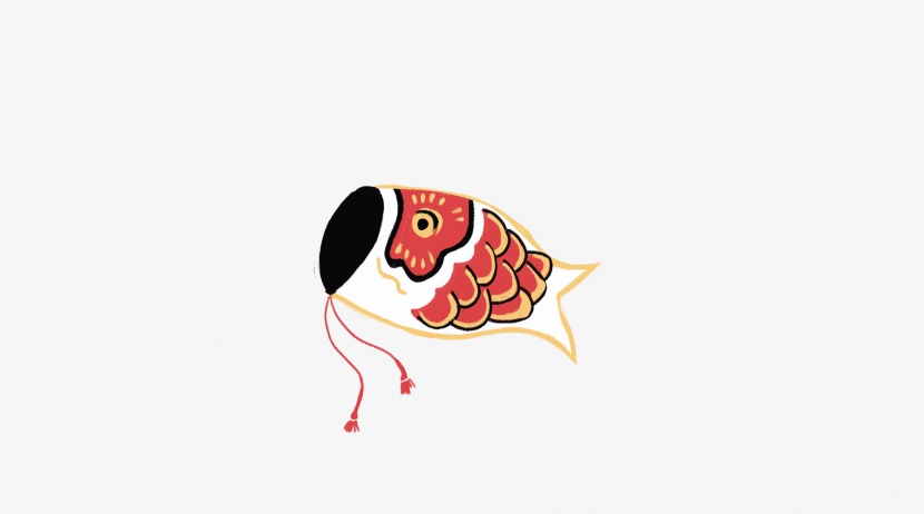 日式鲤鱼旗
