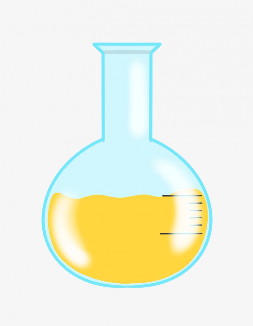 化学烧杯药物插画