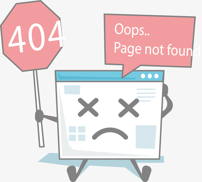 网站报错404页面