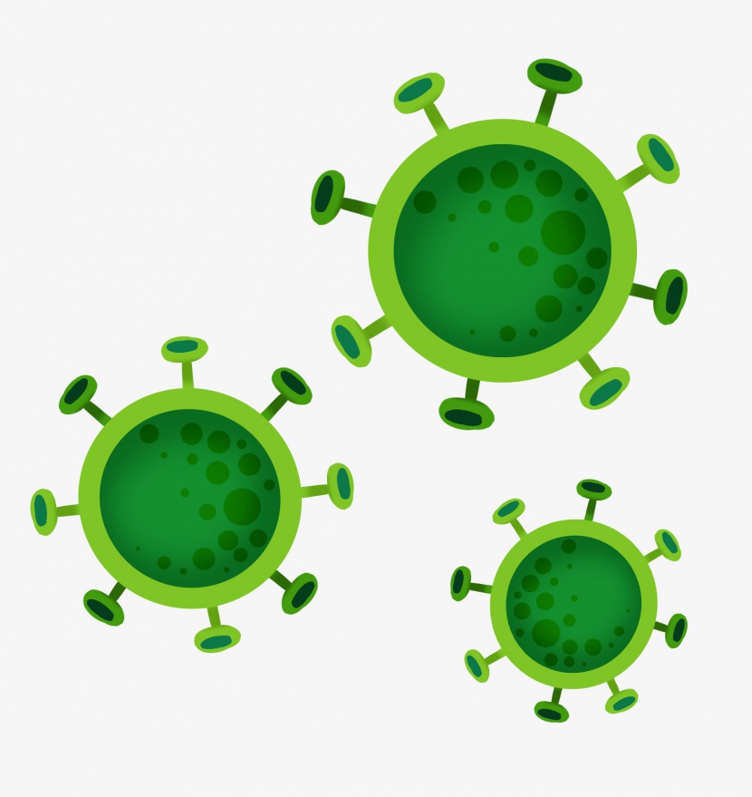 绿色病毒细菌