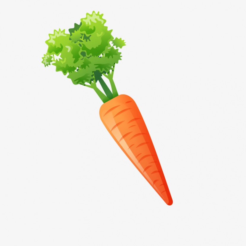 卡通蔬菜食材胡萝卜