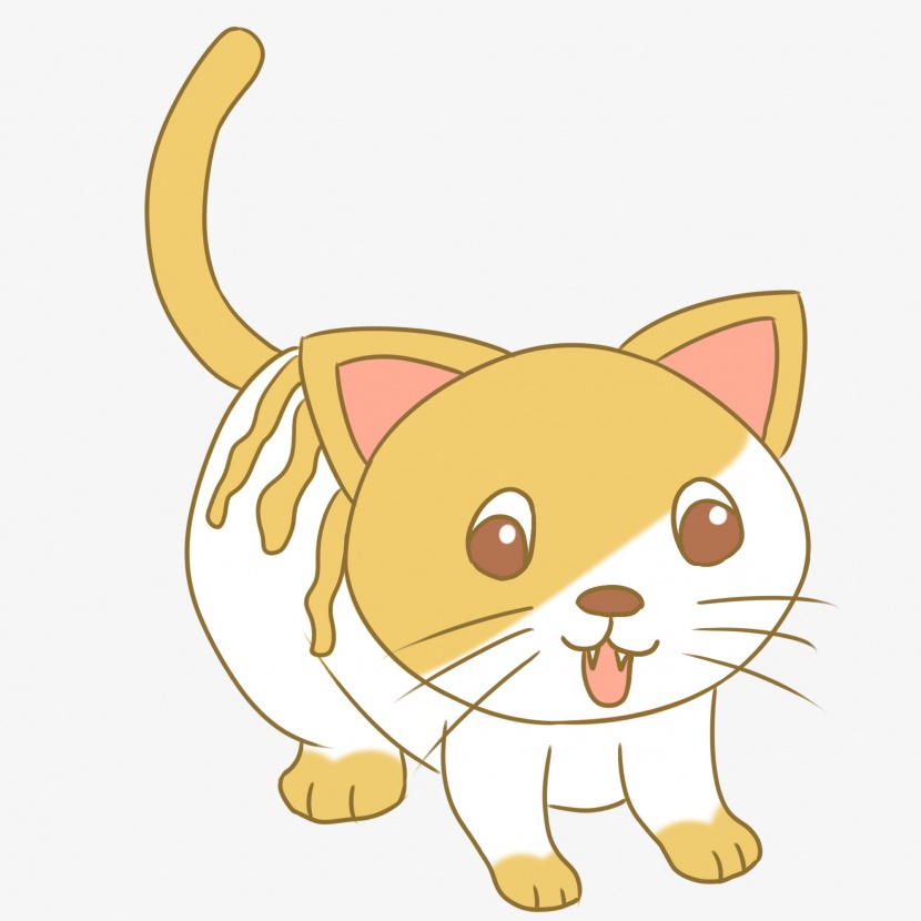 宠物猫咪卡通插画