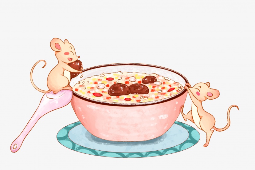 小老鼠制作腊八粥
