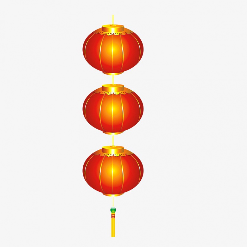 春节红灯笼元素
