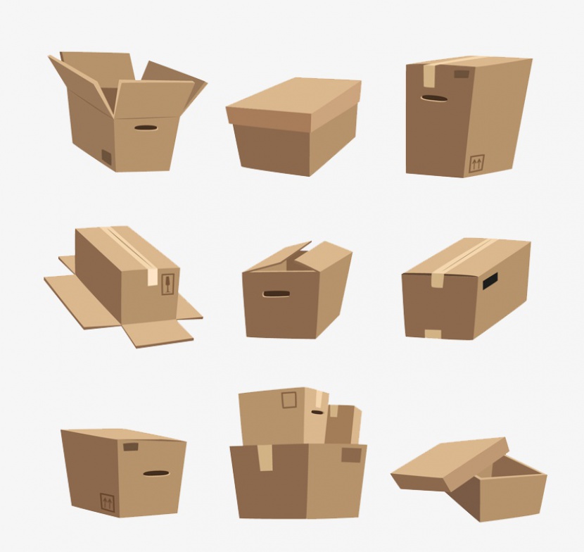 各种造型的纸箱