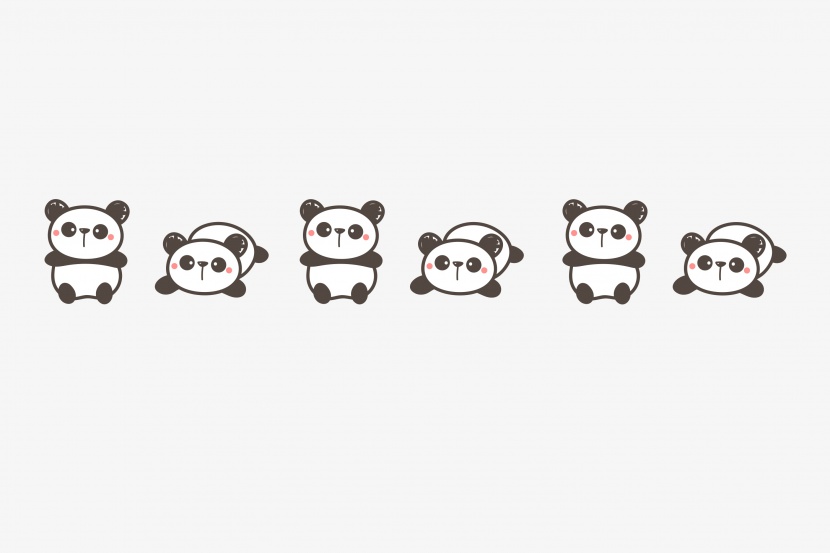 熊猫分割线