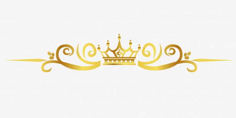 金色花纹皇冠