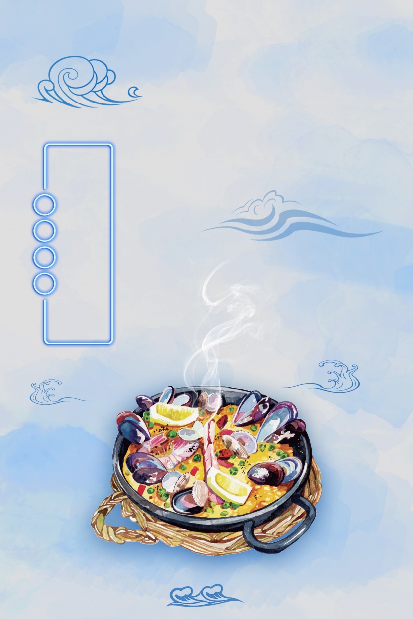 海鲜美食招牌菜海报