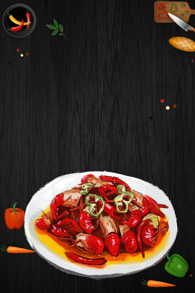 美食食物广告背景