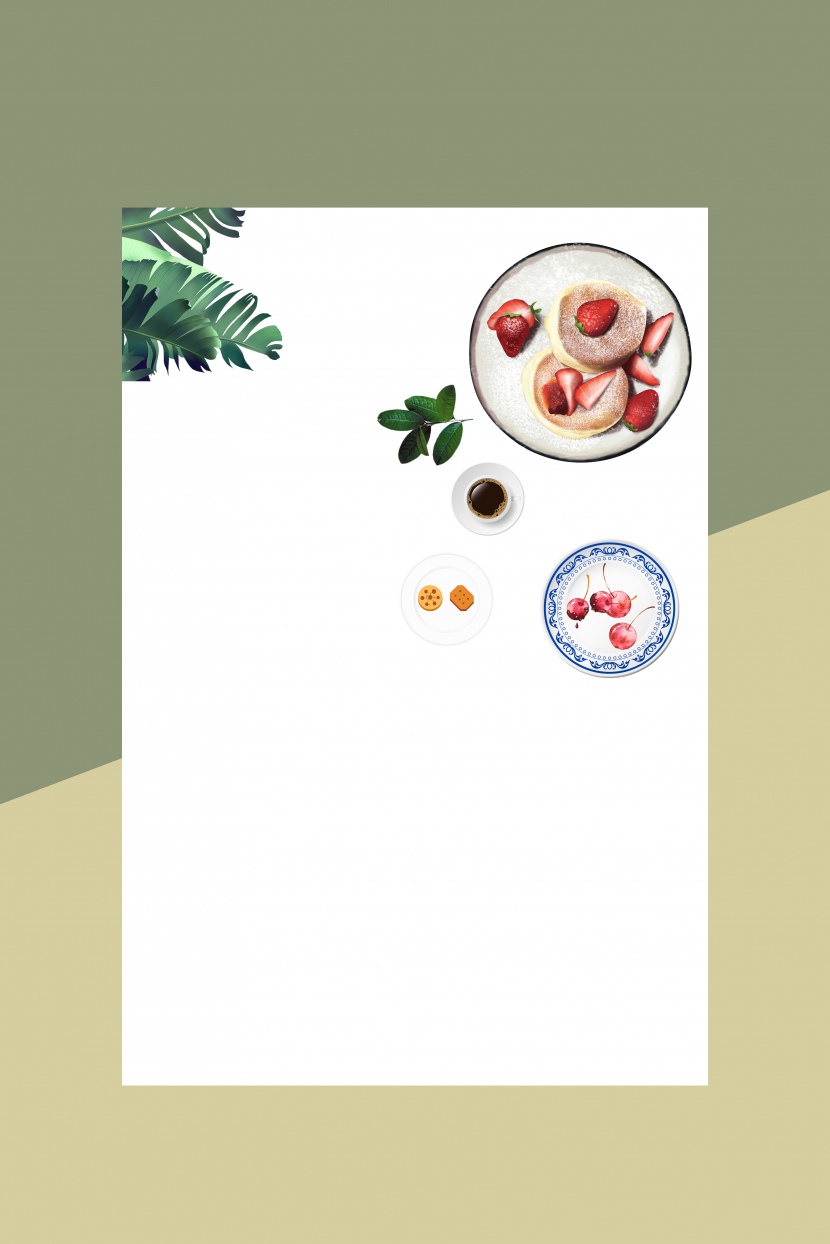 夏季清爽食物背景素材高清大图