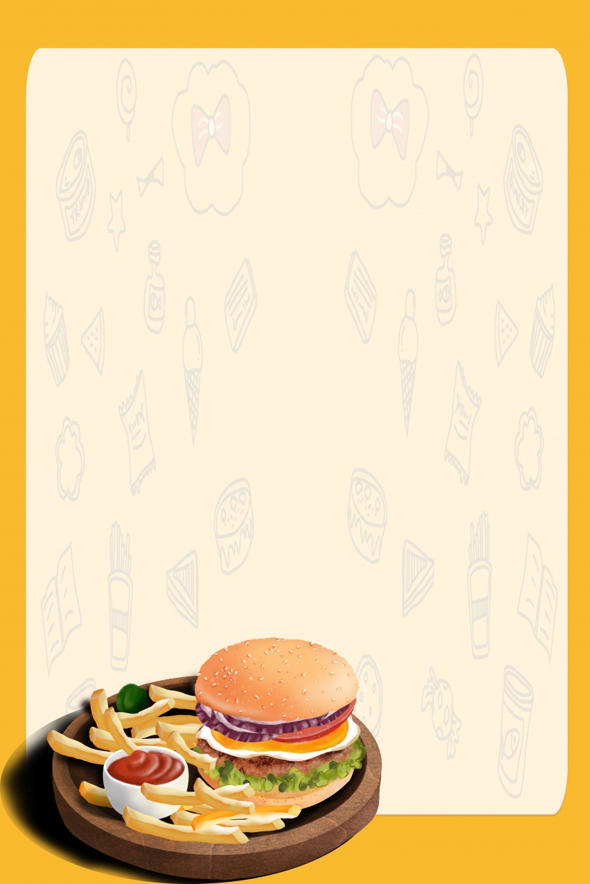 食物海报素材背景图