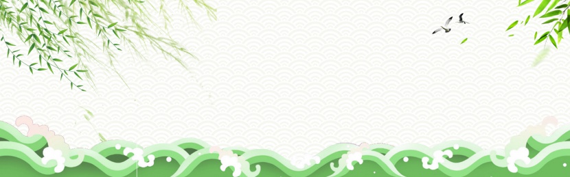 绿色清新春季清明节食品活动海报背景