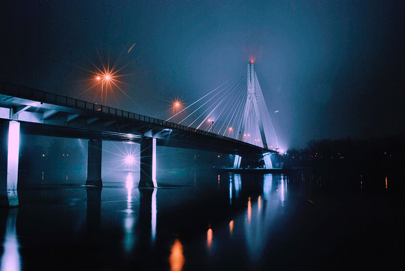 高架桥夜景