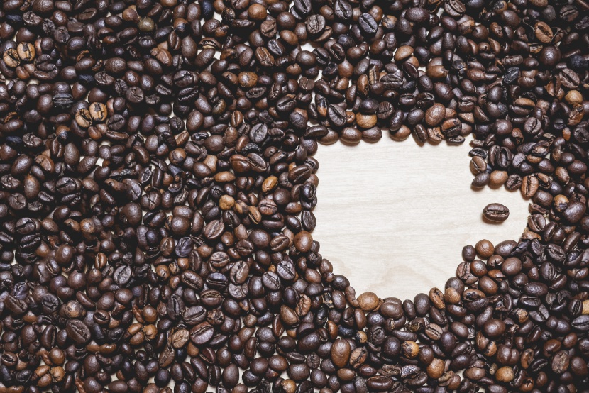 咖啡豆创意图片