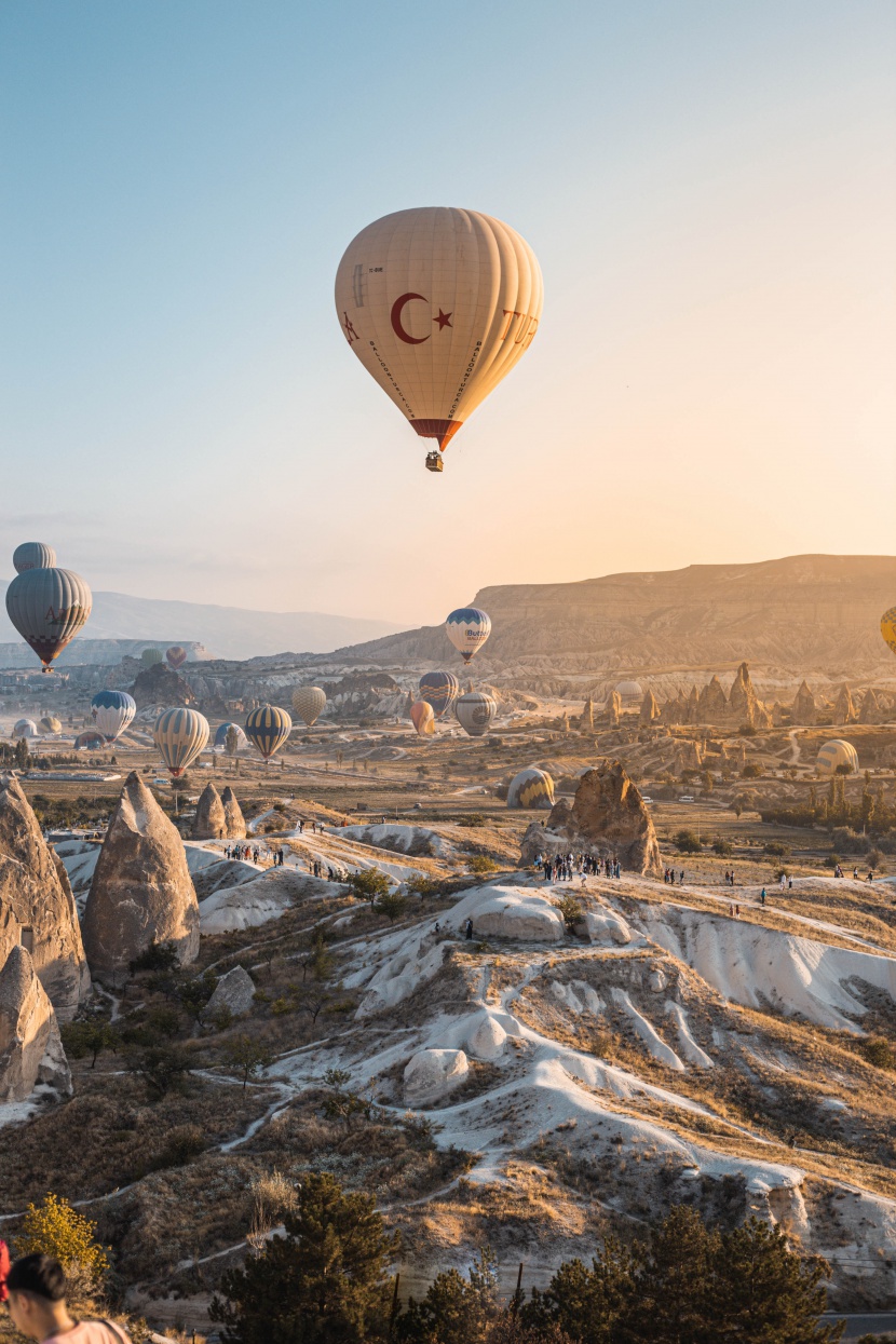 浪漫土耳其热气球图片